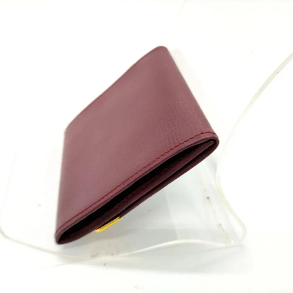 Cartier Coin Case Bordeaux Leather 128-042525